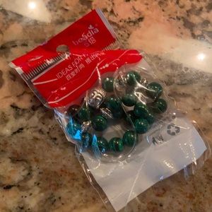 NWT Genuine Malachite Bead SINGLE Bracelet